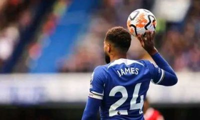 Breaking news: Recce James injured again after picking up a fresh hamstring injury against Liverpool. 17