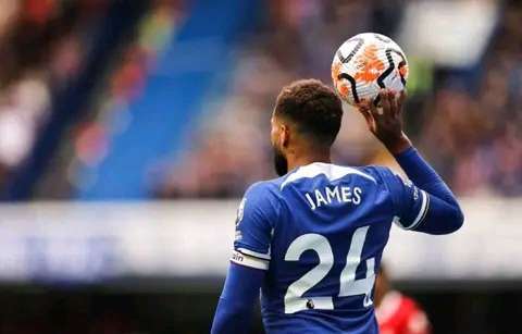 Breaking news: Recce James injured again after picking up a fresh hamstring injury against Liverpool. 16