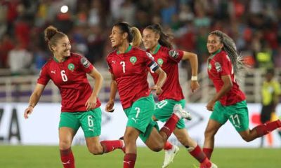 Morocco join Nigeria and S.Africa in the last 16 FIFA women's world cup. 8