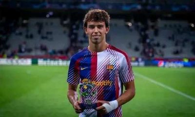 Joao Felix shines on his European debut for FC Barcelona scoring a brace. 16
