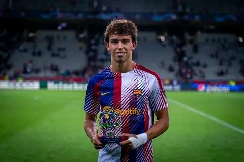 Joao Felix shines on his European debut for FC Barcelona scoring a brace. 15