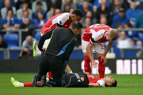 Declan Rice to be sidelined as Arsenal's injury list continues to grow. 15