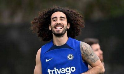 "We'll try not to lose this feeling. If we continue like this we can have a good season," Cucurella. 2