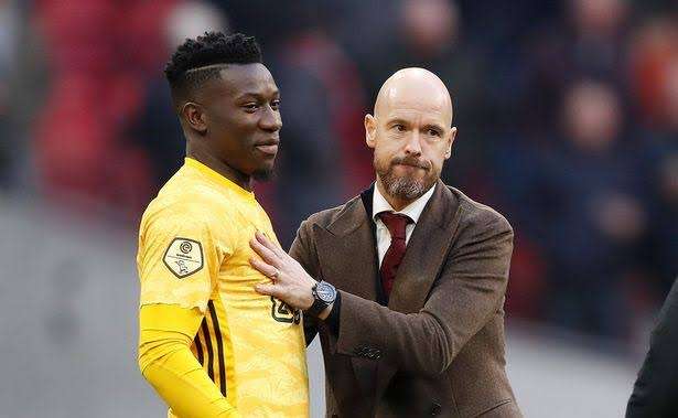 "I will encourage Andre Onana, back him and support ," Ten Hag. 1