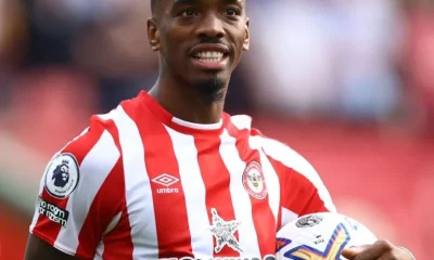 A striker for Brentford, is apparently being watched by Manchester United 10