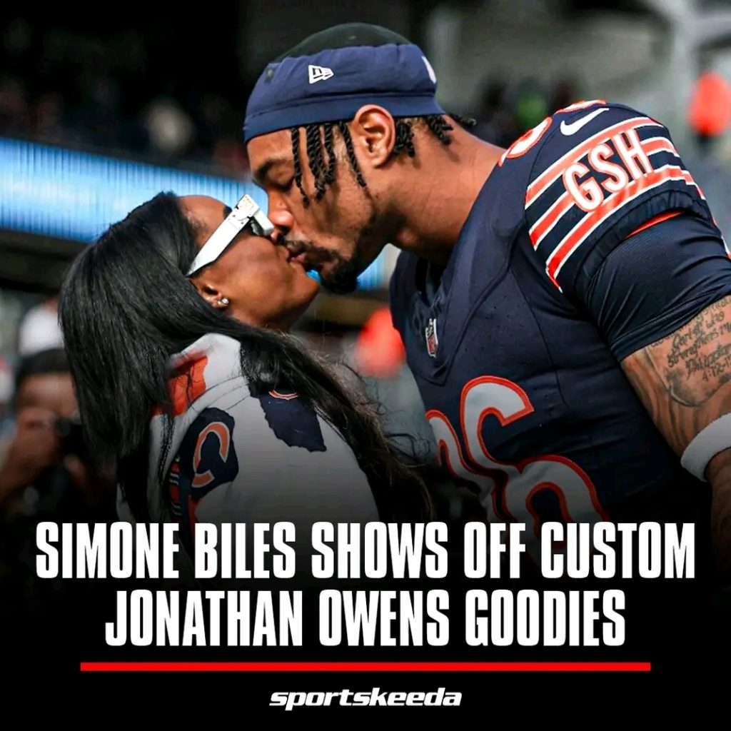 Simone Biles Posts 5-Word Message Before Bears-Lions Game 10