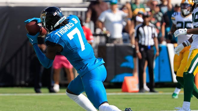 High-Stakes Showdown: Jaguars’ Brian Thomas Jr. Ready to Test Eagles' Defense in Anticipated Clash 1