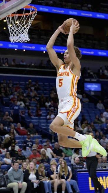 Did Dyson Daniels Cross the Line? Hawks Guard Denies Controversial Gun Gesture Towards Pelicans After Clutch 3-Pointer 1