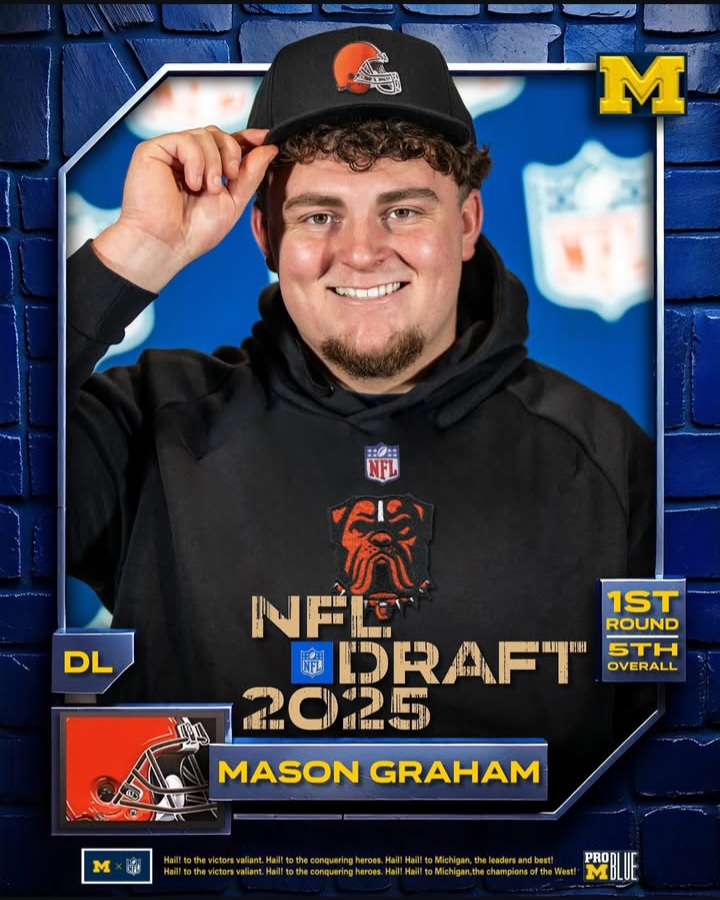Cleveland Browns Land Game-Changing Star: Michigan DT Mason Graham Selected 5th Overall in 2025 NFL Draft 1